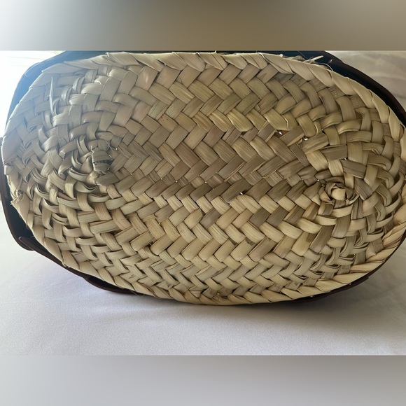 Demellier Santorini Natural Basket Tan Smooth - Picture 12 of 13